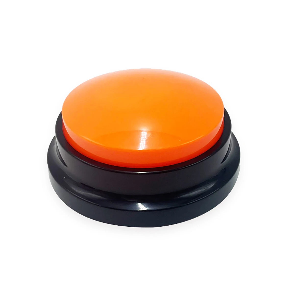 Dog Communication Buttons Voice Recording Button for Pet Training Buzzer Record Playback Funny Gift for Talking Pet - Orange