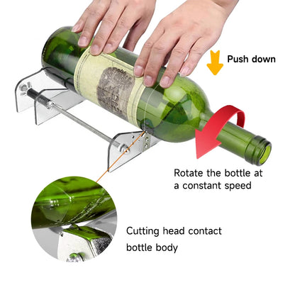 Glass bottle cutter, glass bottle cutting tool, DIY glass cutting machine