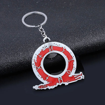 New God of War 4 Kratos Sword Keychain Pendant Keyring Jewelry Men And Women Car key chain Accessories