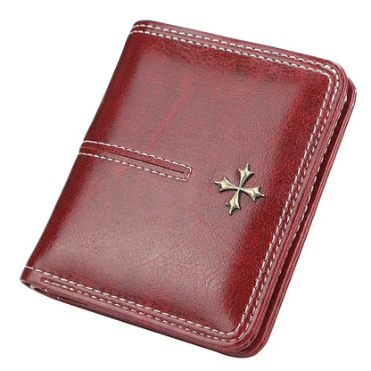2025 Fashion Slim Women Wallets Mini Card Holder PU Leather Short Desigh High Quality Female Purse Coin Holder Women Wallets 
