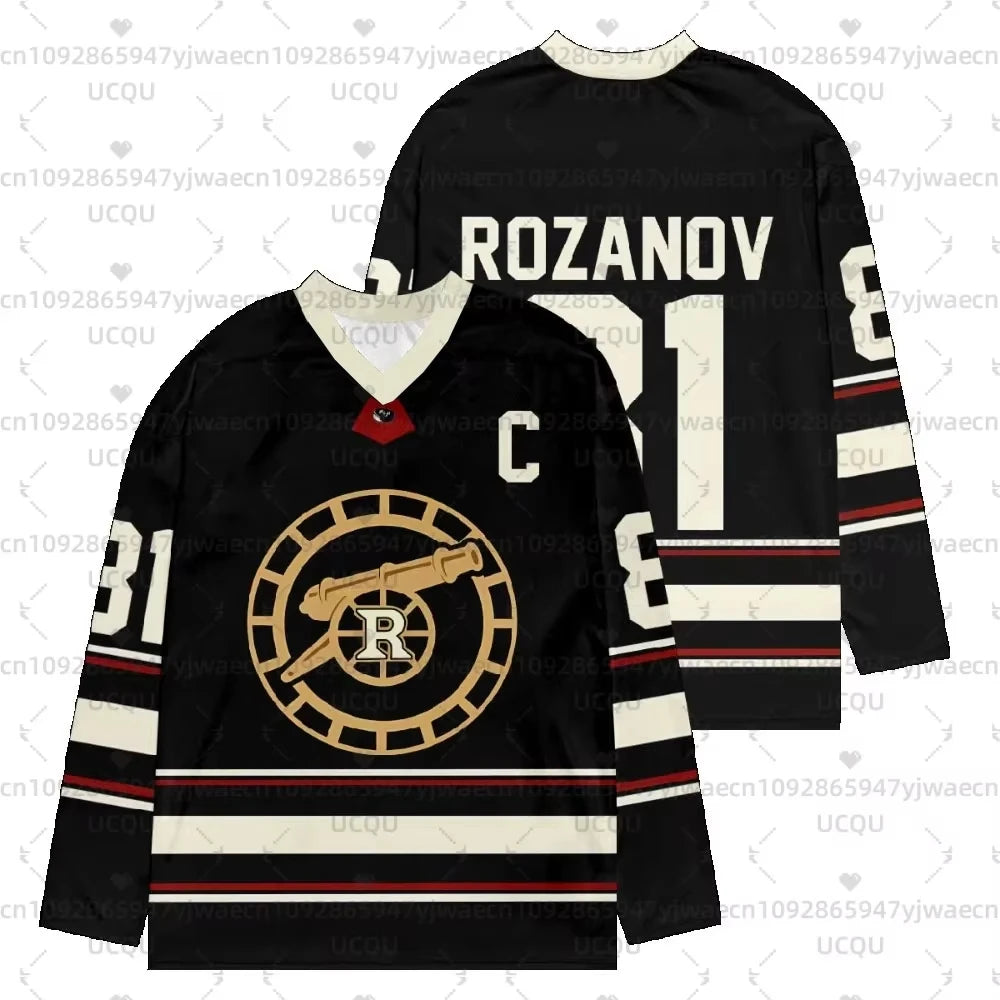 New Heated Rivalry Hockey Jersey Long Sleeves Tee Men's Women's Rozanov HOLLANDER T-shirts Unisex Tops Pullovers Fans Sweatsh