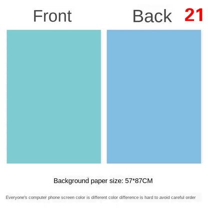 Photography Backdrops Wallpaper 57*87cm 2sides Solid Color Photo Background Props for Photo Studio Newborn Product Photograph