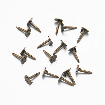 100pc Metal Locking Pin Back Brooch Badge Holder Lapel Base For DIY Jewellery Material Making Supply Craft Accessories Handma