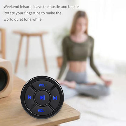 Wireless Bluetooth 5.0 Remote Controller Media Button Car Motorcycle Bike