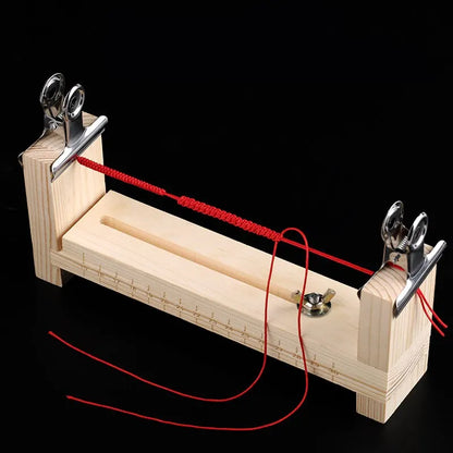 Diy Bracelet Red Rope Solid Wood Braiding Frame Handmade Fixed Tools Braided Rope Artifacts Fixed Plate - G1176C