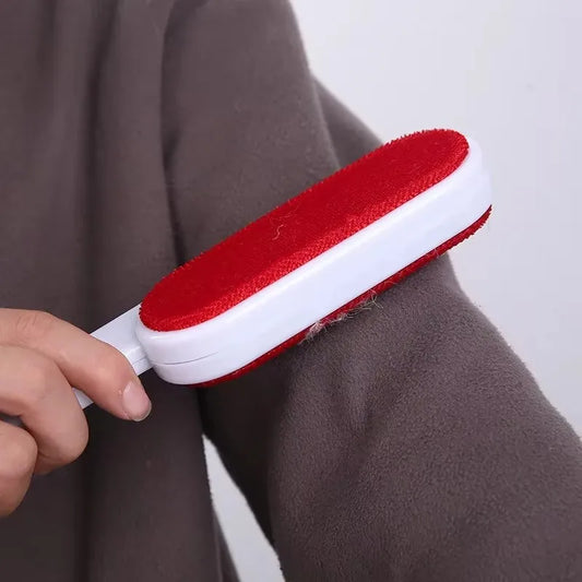 Self-cleaning Lint Sticking Roller 2 Sides Dedusting Brush Pet Hair Remover Brush Removing Dog Cat Hair from Sofa Carpet Clot