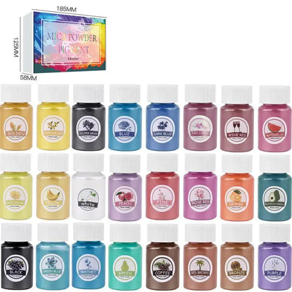 Epoxy Resin Dye Gift Boxes, Mica Powder Pigments Box for DIY, Personalized Resin Art Gift, Birthday Gift for Her, Custom Craf