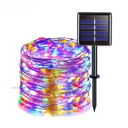 LED Solar Light Outdoor Garden Fairy String Light Led Twinkle Waterproof Lamp for Christmas Patio Tree Party 6m/12m/23m/33m -