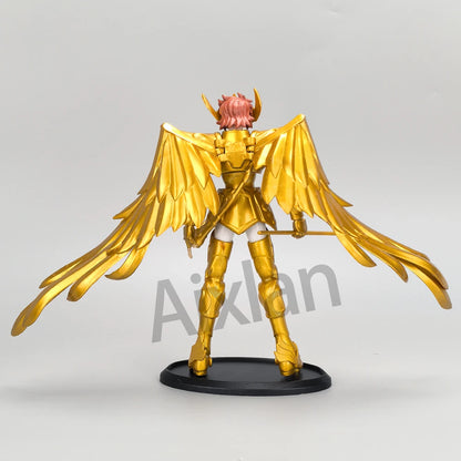 Gold Saint Seiya Figure Saint Sagittarius PVC Action Figure Libra Gemini 18CM Amine Toy Figurine Aixlan
