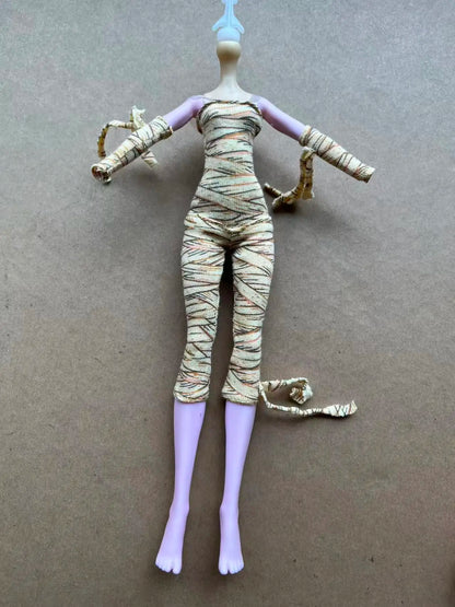 1/6 Slim Monster Doll DIY Dressing Set Colorful Dancing Doll Outfit Coat T-Shirt Pants Skirt Creative Play Doll Accessories