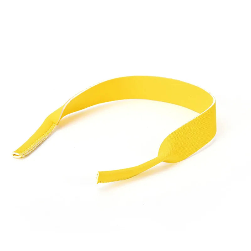 Spectacle Glasses Sunglasses Neoprene Stretchy Sports Band Strap Cord Holder New - Yellow