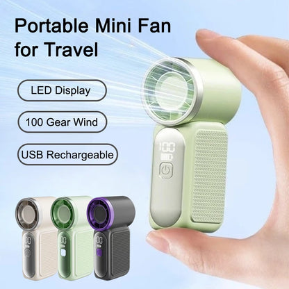 Adjustable wind speed settings allow users to customize airflow based on personal comfort.