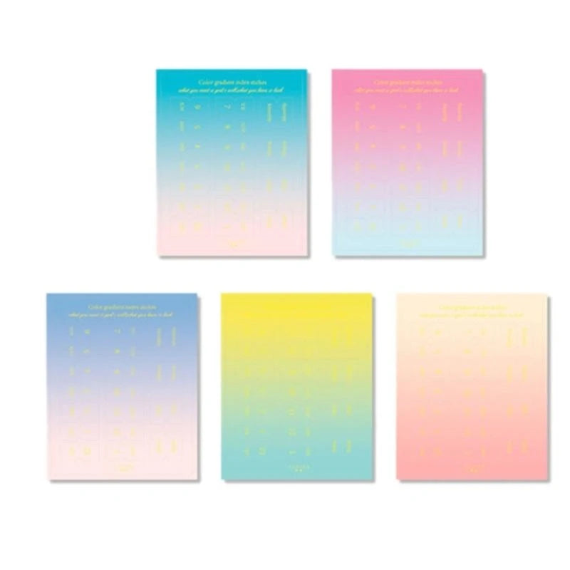 10 Sheets Monthly Separator Tabs Monthly Tabs Index Sticker for Office Study - Summer.