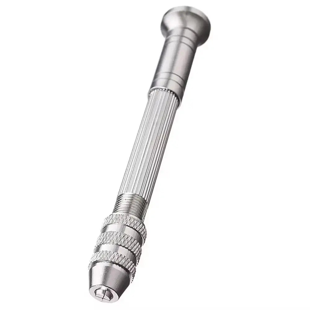 0.8-3.0mm Mini Hand Drill Woodworking Tools Drilling Rotary Tool Manual Twist Drill Bit Watchmaker Pin Vice Watch Repair Tool