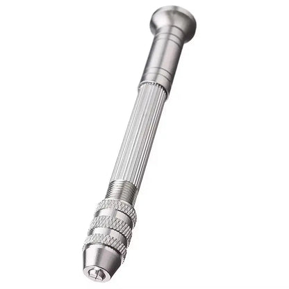0.8-3.0mm Mini Hand Drill Woodworking Tools Drilling Rotary Tool Manual Twist Drill Bit Watchmaker Pin Vice Watch Repair Tool