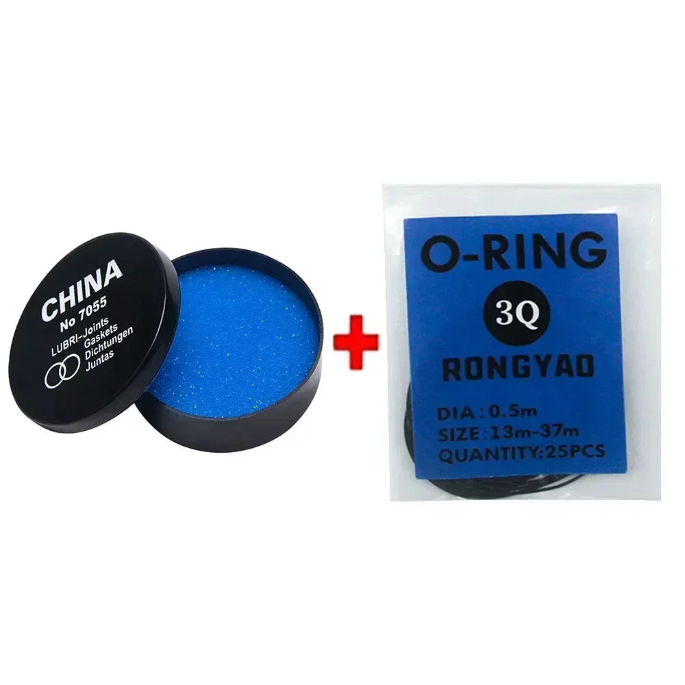 Watch Back O-Ring Case Waterproof Oil Box Watch Crown O-Ring Gasket Silicone Grease Seal Lubricant Repair Tool