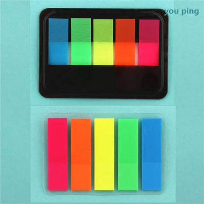 15 Types Color Self Adhesive Memo Pad Sticky Notes Bookmark Point It Marker Memo Sticker Paper Office School Supplies - T