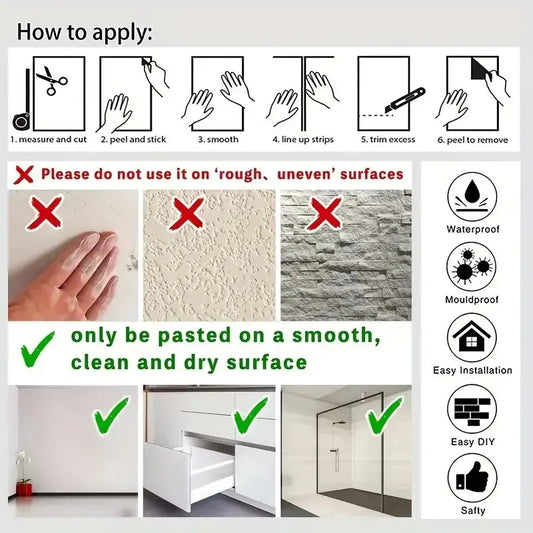 Decorative waterproof and moisture-proof self-adhesive wallpaper retro style home decor bedroom living room background wall