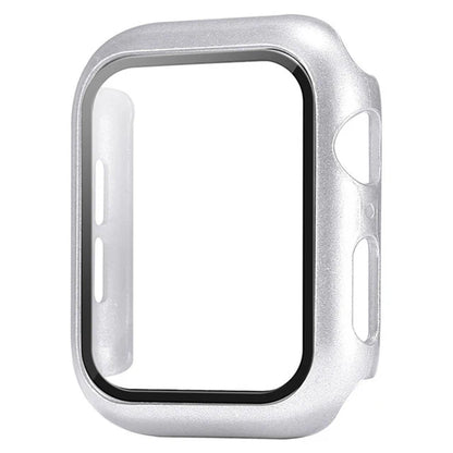 Tempered glass+Case for Apple Watch 46mm 44mm 45mm 41mm 40mm 42mm Screen Protector for iwatch series 10 9 8 7 6 SE 5 Accessor