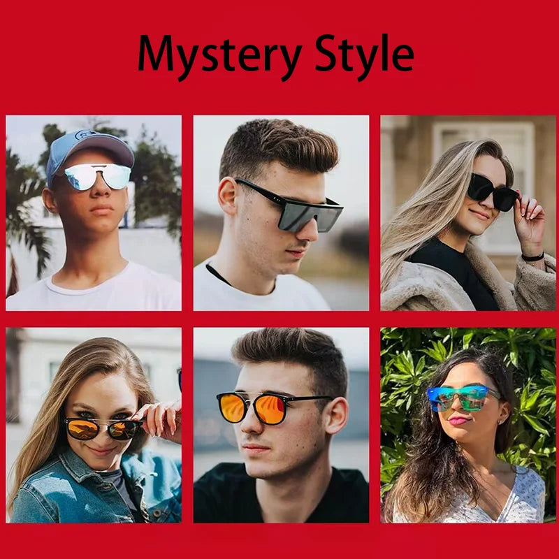 Square Sunglasses for Women Men Brand Designer Vintage Random Model Trendy Glasses Gradient Party Shades Eyewear UV400