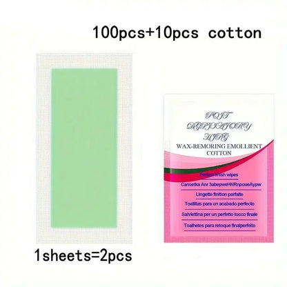10/20/30/50 Pcs Depilatory Wax Strips For Hair Removal Wax Paper Cold Wax Strips Paper For Face Neck Arm Leg Body Beauty Tool