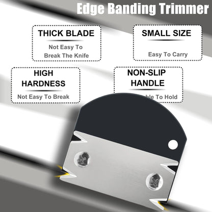 Trimmer Wood Chamfering Fillet Scraper Board Deburring Tool Trimming knife Woodworking Edge Corner Planer Specialty Edge Band