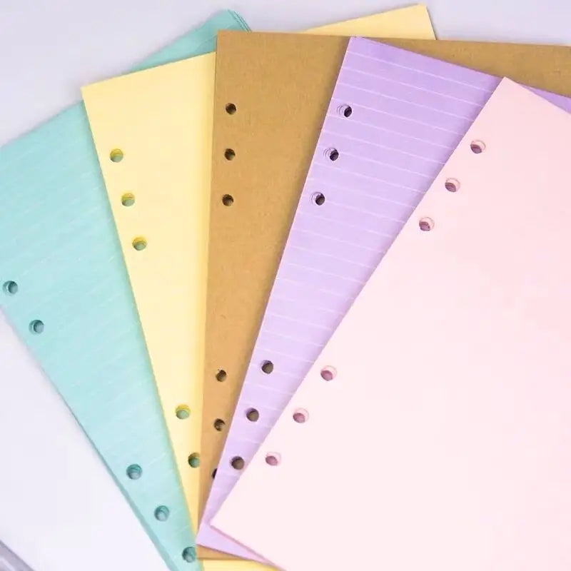 Diary 2026 A7 A6 A5 Transparent Loose Leaf Binder Notebook Inner Core Cover Note Book Journal Planner Office Stationery Suppl