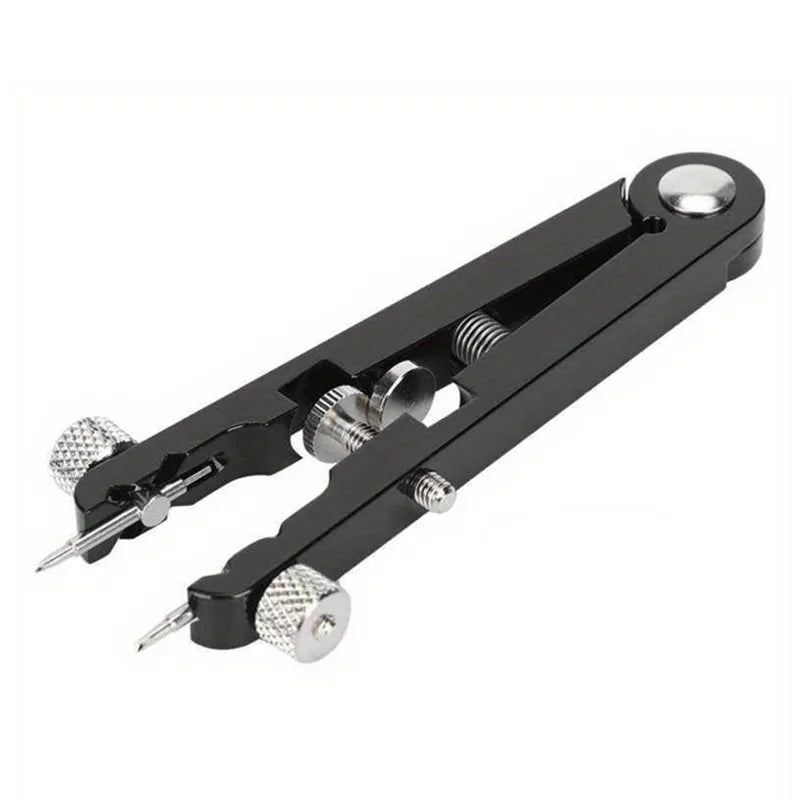 Watch Spring Bar Plier Tool Kit Spring Bar Tweezer Tool For Watch Wrist Bands Strap Removal Repair Fix Set - black