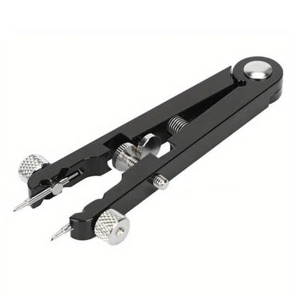 Watch Spring Bar Plier Tool Kit Spring Bar Tweezer Tool For Watch Wrist Bands Strap Removal Repair Fix Set - black