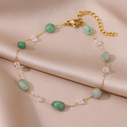 Anklets for women Foot bracelet women summer accessories Bracelet on the leg stainless steel ankle chain Jewelry - D