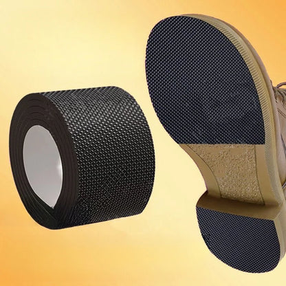 1 Roll Thick Non-Slip Wear-Resistant Shoe Sole Sticker - Anti-Abrasion Heel for Quieter, Sound-Canceling Chunky Heels Protect