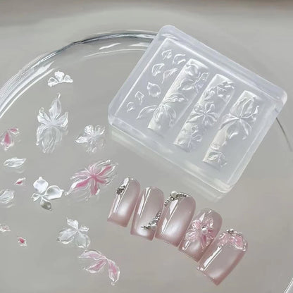 3D Buttons Nail Art Mold Silicone Cute Nail Charms Tool Women DIY Manicure Multi Shapes Button Small Model Resin Buckle Suppl