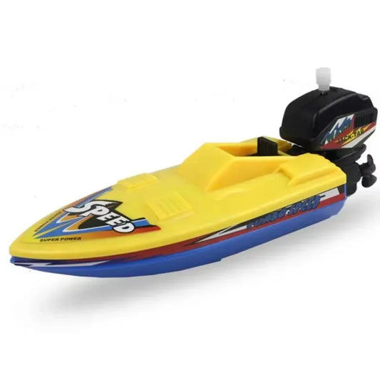 1pc Speed Boat Clockwork Toys Ship Wind Up Float In Water Kid Toys Classic Bathtub Shower Bath Toy for Children‘s Gift Boy To