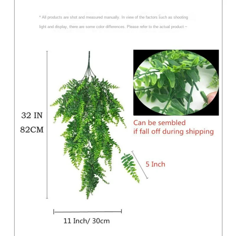 Artificial Wall Hanging Wedding Home Decoration Artificial Plant Persian Wall Hanging Vines Hanging Ivy Decorative Green Plan
