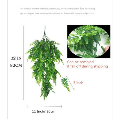 Artificial Wall Hanging Wedding Home Decoration Artificial Plant Persian Wall Hanging Vines Hanging Ivy Decorative Green Plan