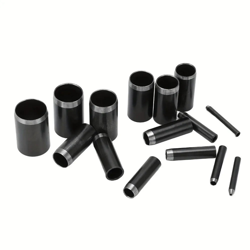 15 Sizes Round Hole Punch(1-15mm), Hollow Punch Cutter Tool Set with Storage Case, Leather Hole Punch, Leather Craft Die Cutt