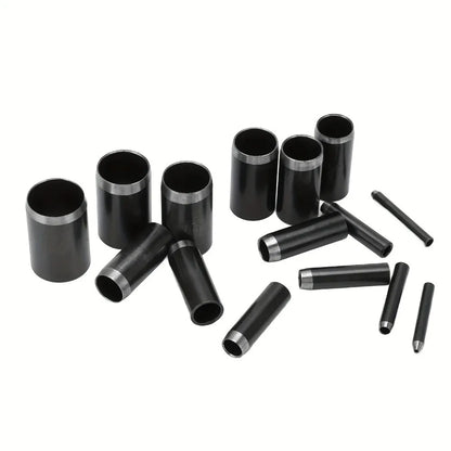 15 Sizes Round Hole Punch(1-15mm), Hollow Punch Cutter Tool Set with Storage Case, Leather Hole Punch, Leather Craft Die Cutt