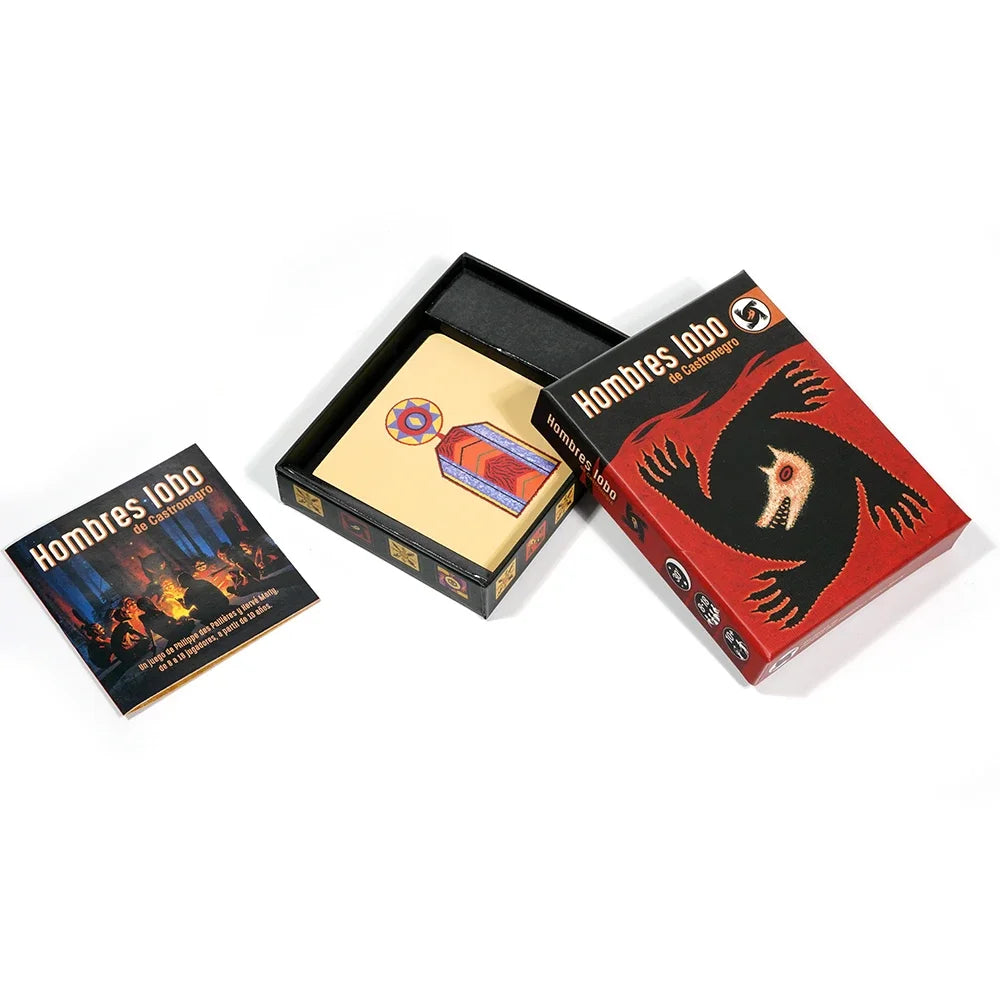 The Werewolf Cards A 24 Table Game With Paper Guidebook, Puzzle Leisure Family Friend Party Board Deck,Halloween Christmas Gi