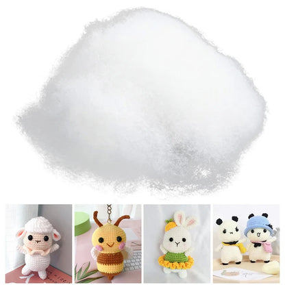 50G/200G Stuffing Cotton DIY Polyester Stuffing Material For Clothing Pillow Quilt Handcraft Doll Stuffed Toys Filling PP Cot