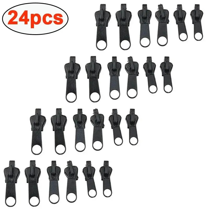 3 Sizes Universal Instant Fix Zipper Repair Kit Replacement Zip Slider Teeth Rescue Sewing Clothes Bag Zippers Tool Accessori