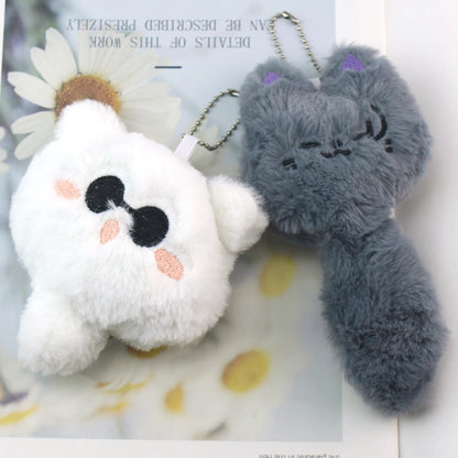 Anime Keychain Geto Suguru and Satoru Gojo Plush Cosplay Pendant Keyrings Accessories Key Chains Fans Gifts - K620-1-K620-2