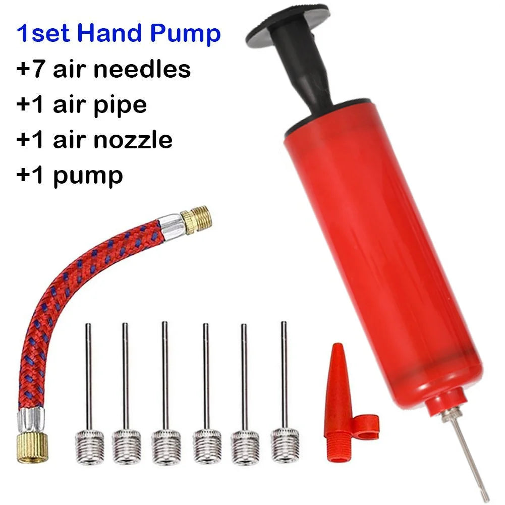 Portable Hand Air Balls Pump Inflator Inflatable Kit with Needle for Soccer Basketball Football Volleyball Balls And Bicycles