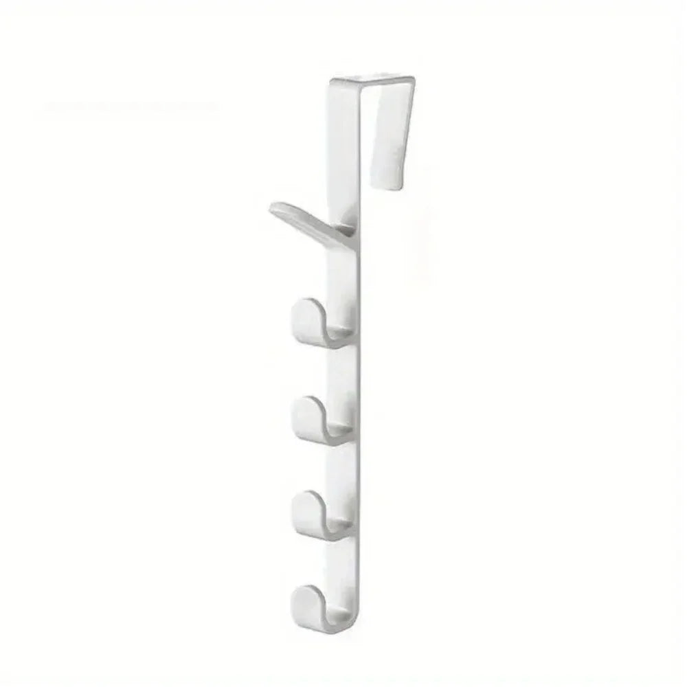 Bedroom Door Hanger Clothes Hanging Rack Over The Door Plastic Home Storage Organization Hooks, Purse Holder For Bags Rails -