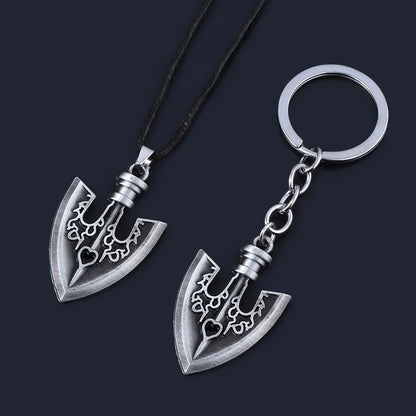 Anime JOJOS BIZARRE ADVENTURE Keychain Kujo Jotaro Arrow Metal Pendant Chain Choker keychain Charm Gifts Cosplay Jewelry