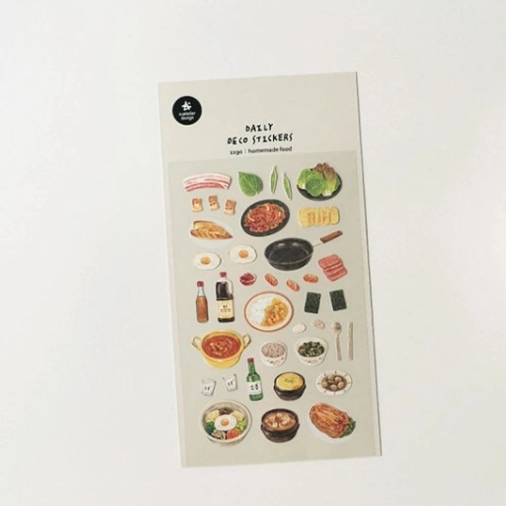 Korean Import Suatelier Baking Bread Cake Desserts Food Stickers Scrapbooking Diy Journal Stationery Sticker Deco School Supp
