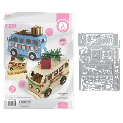 Halloween Gift Box Metal Cutting Dies Christmas North Pole Pals Die Cut Craft DIY Embossing Scrapbooking Supplies Template Mo