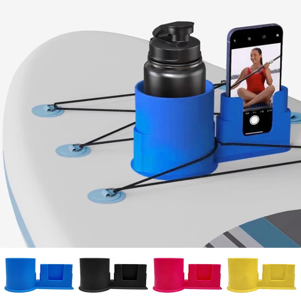 Double Padel Board Holder with Fixation Stand Up Paddle Board Accessories Quick Fixer for Board Kayak Water Soprts Equipment