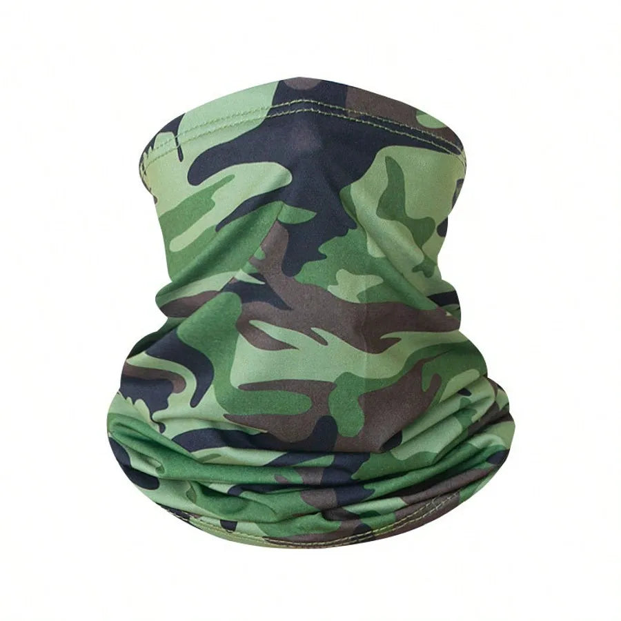 Outdoor Ice Silk Sun Protection Bib Spring and Summer Motorcycle Neck Cover Sports Magic Bandana Riding Mask Full Face - MCju