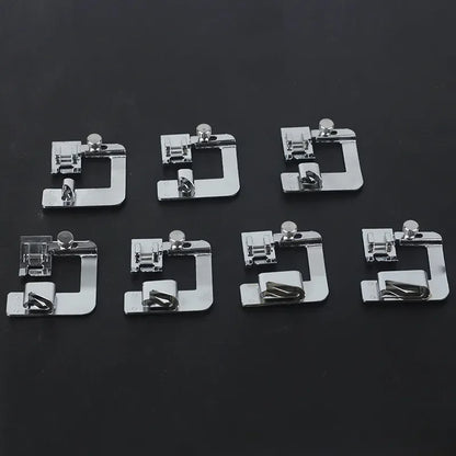9mm /13mm /19mm /25mm Sewing Machine Foot Press Foot Rolled Hem Feet Household Multi Functional Sew Accessories
