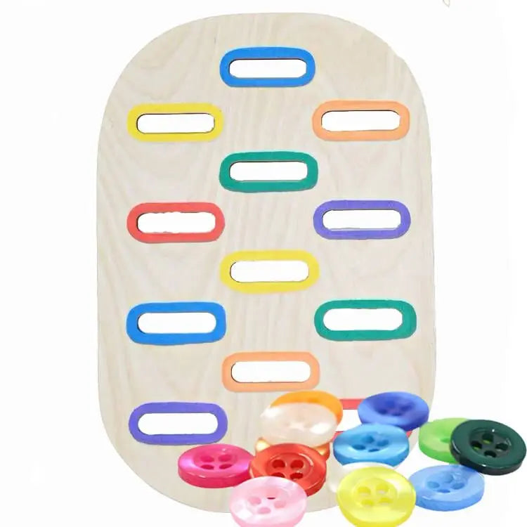 Children's Sensory Tray Table Color Hairball Game Wooden Tile Montessori Early Education Toys Kids Toys Educational Accessori